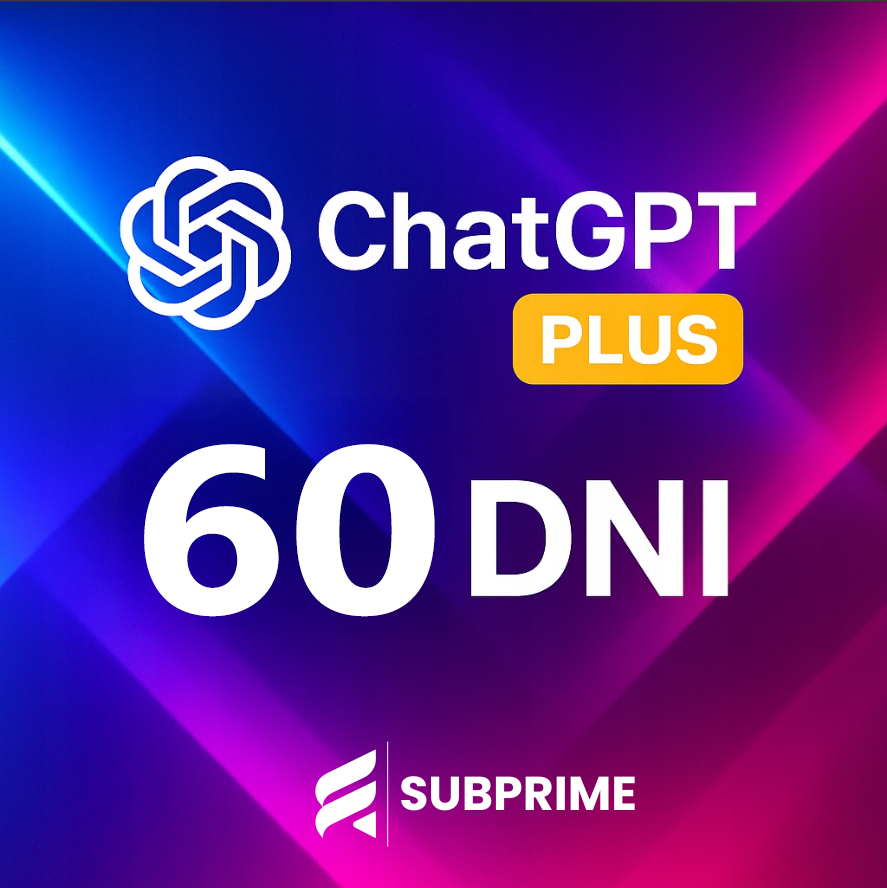 ChatGPT 5 Premium 60 dni + DARMOWY EBOOK -  "Pierwsze 1000zł z ChatemGPT"
