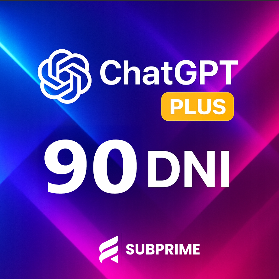 ChatGPT 5 Premium 90 dni + DARMOWY EBOOK -  "Pierwsze 1000zł z ChatemGPT"