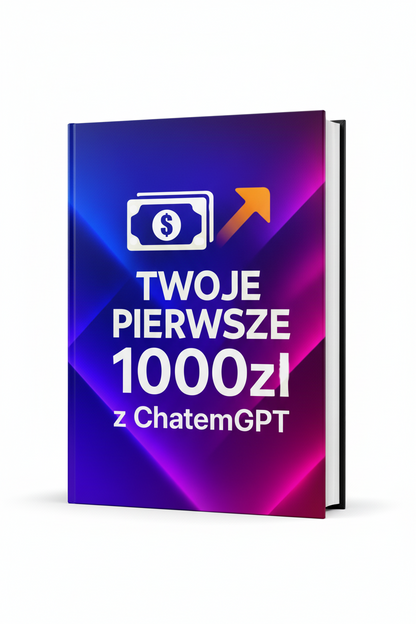 ChatGPT 5 Premium 30 dni + DARMOWY EBOOK -  "Pierwsze 1000zł z ChatemGPT"